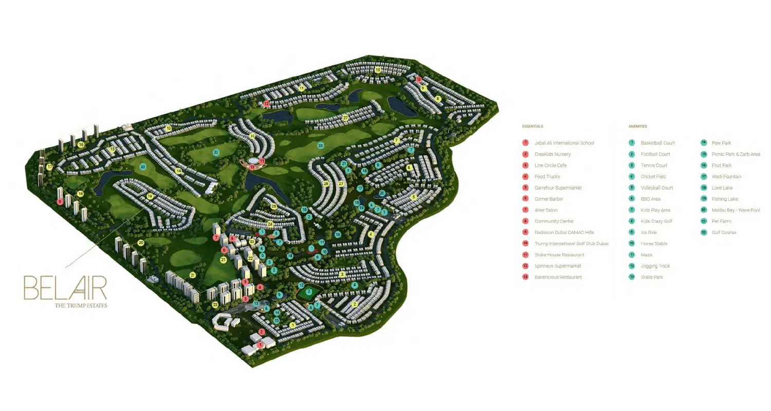 Damac Hills Belair Phase 2 Master Plan