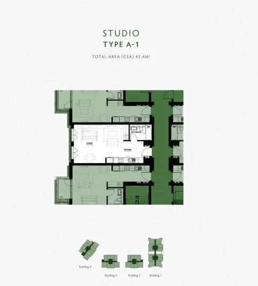Studio floor plan