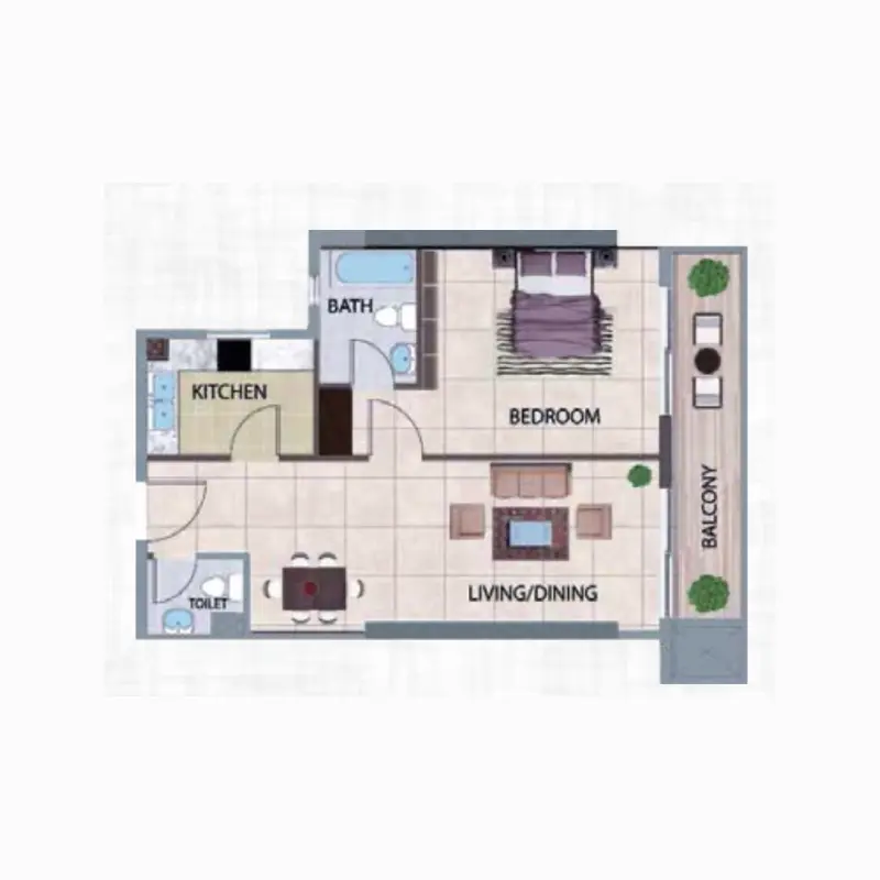 1 bedroom