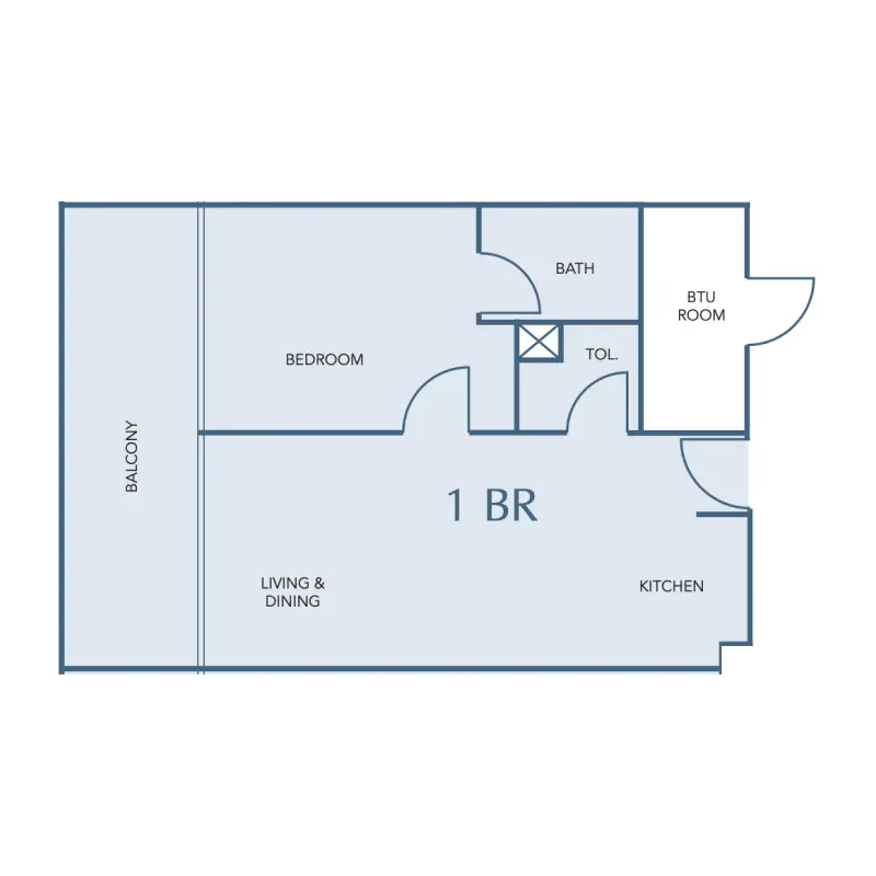 1 bedroom
