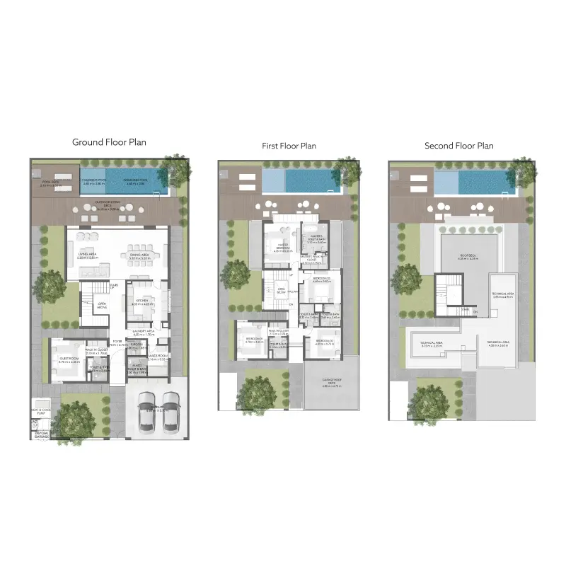 5 bedroom floor plan