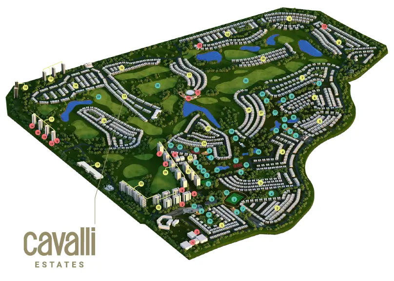 Damac Hills Cavalli Estates Master Plan