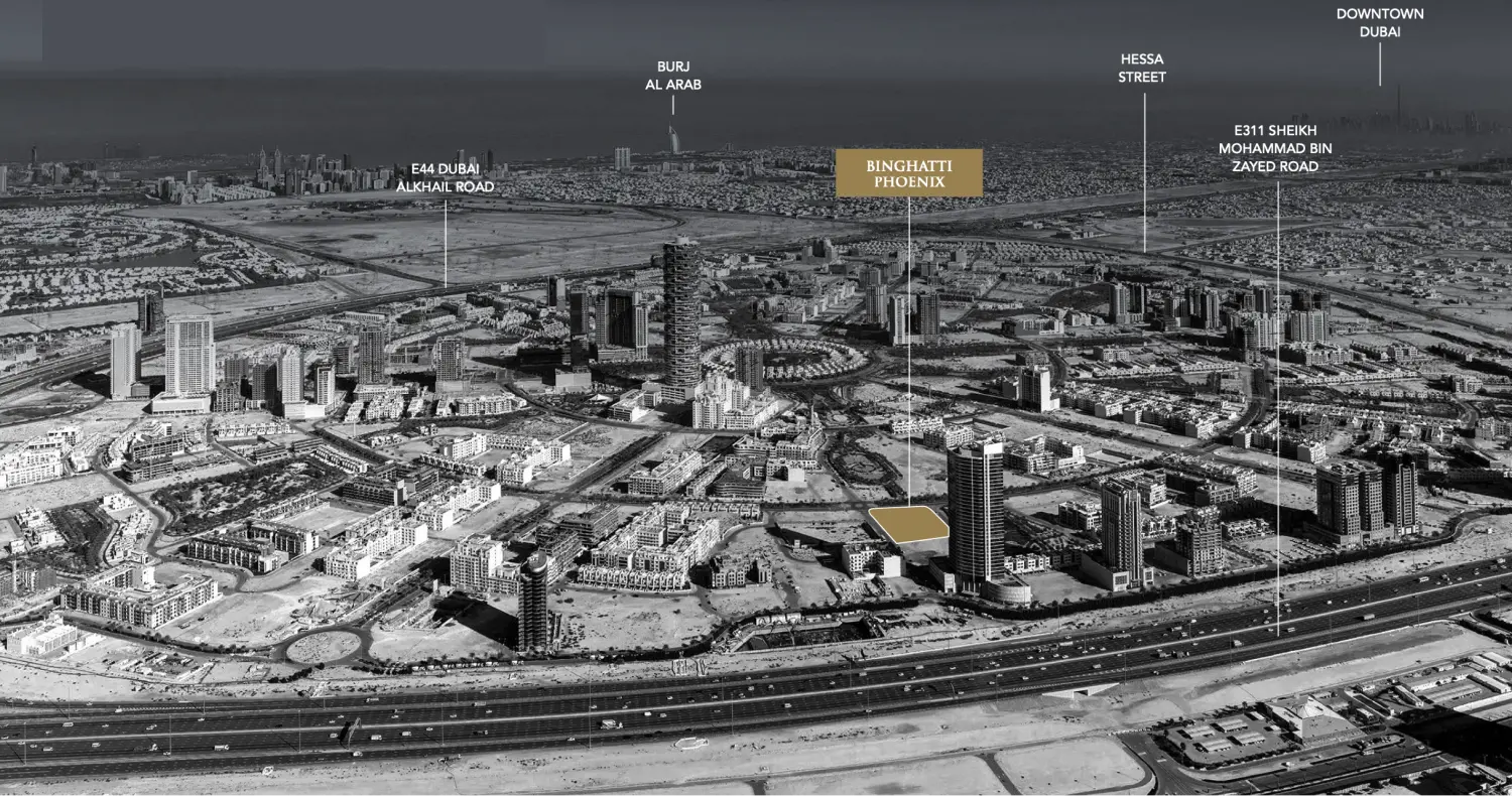 Binghatti Phoenix master plan