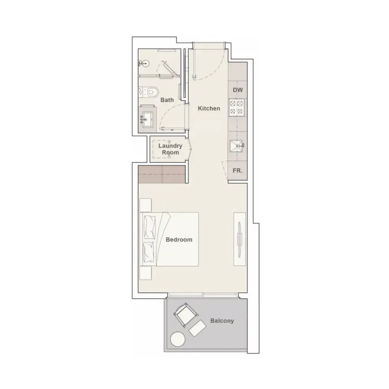 Studio floor plan