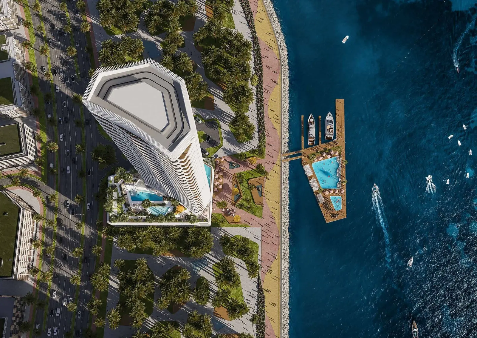 Coral Reef in Dubai Maritime City by DAMAC - Exterior Image 9