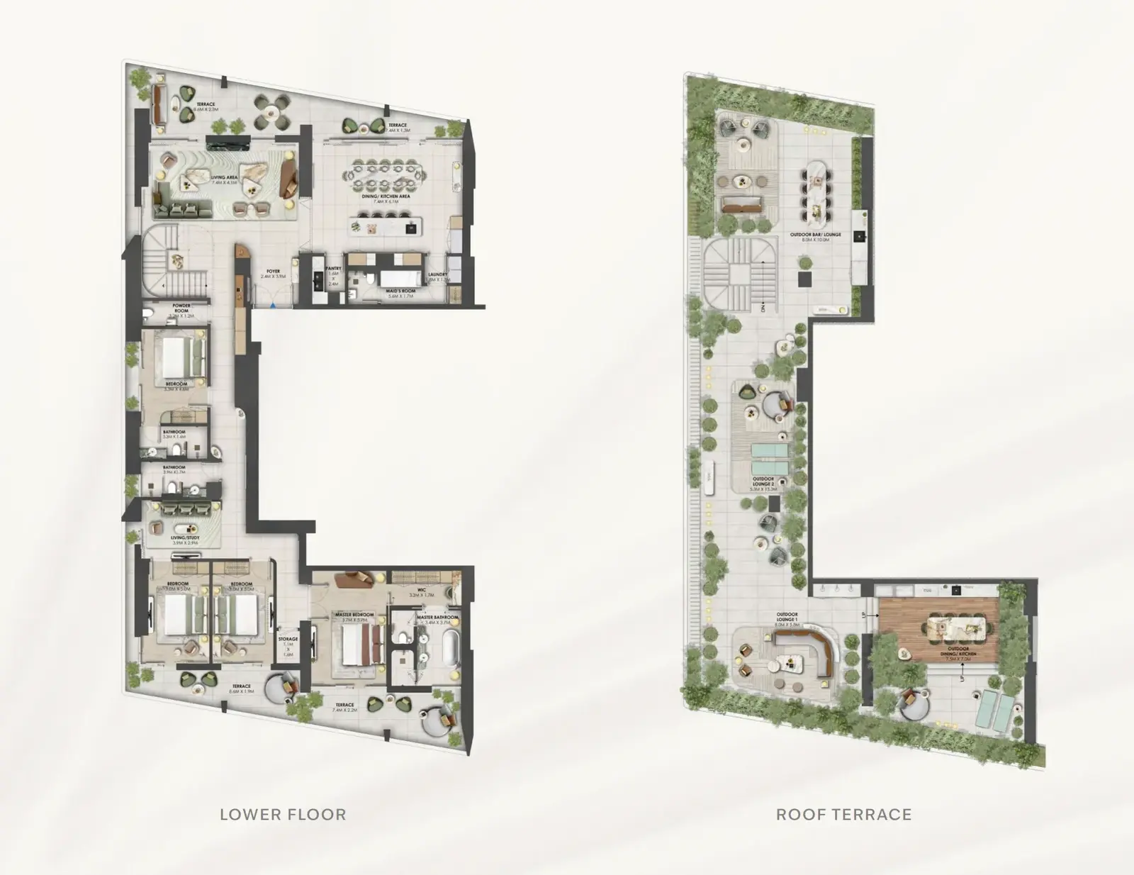 4 Bedrooms penthouse - Orise