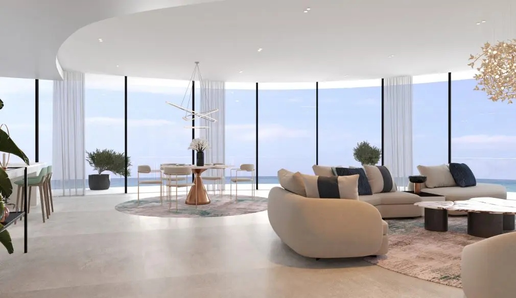 Modern living room design at Sea La Vie Residences Yas Bay Abu Dhabi with elegant finishes and spacious interiors..JPG