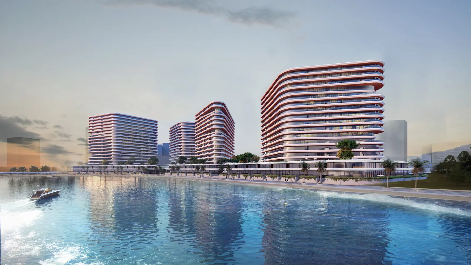 Sea La Vie Residences Yas Bay Abu Dhabi façade with glass architecture and luxury waterfront design elements..jpeg