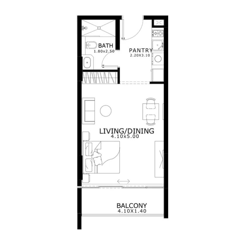 Studio floor plan
