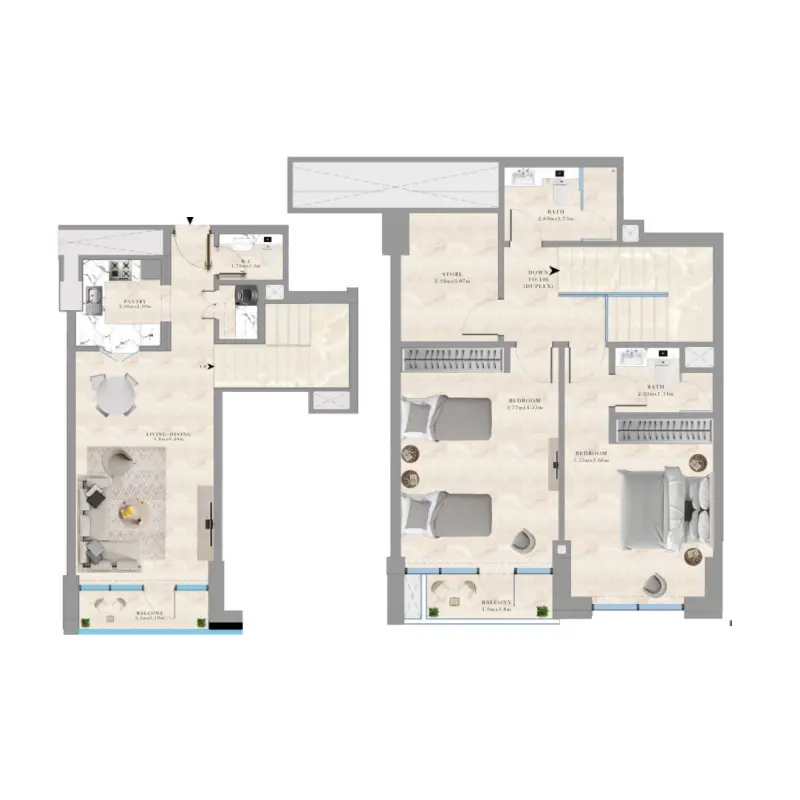 2 bedroom