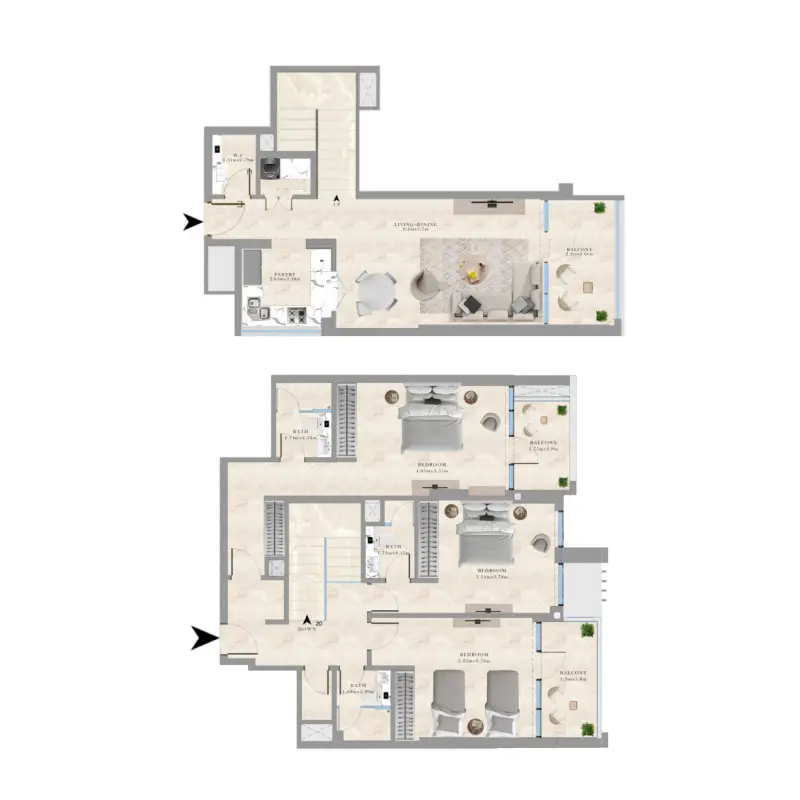 3 bedroom