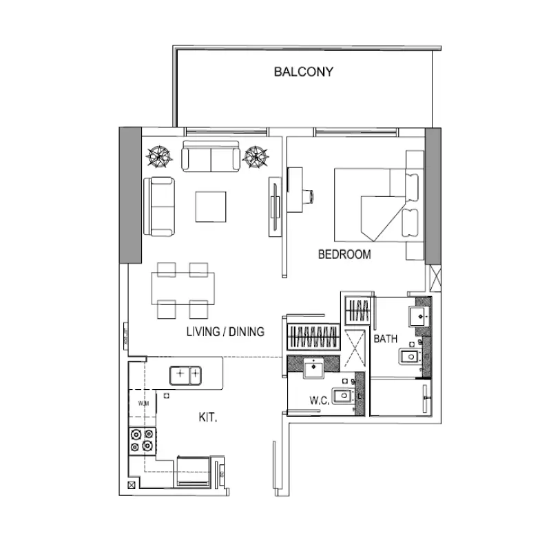 1 bedroom