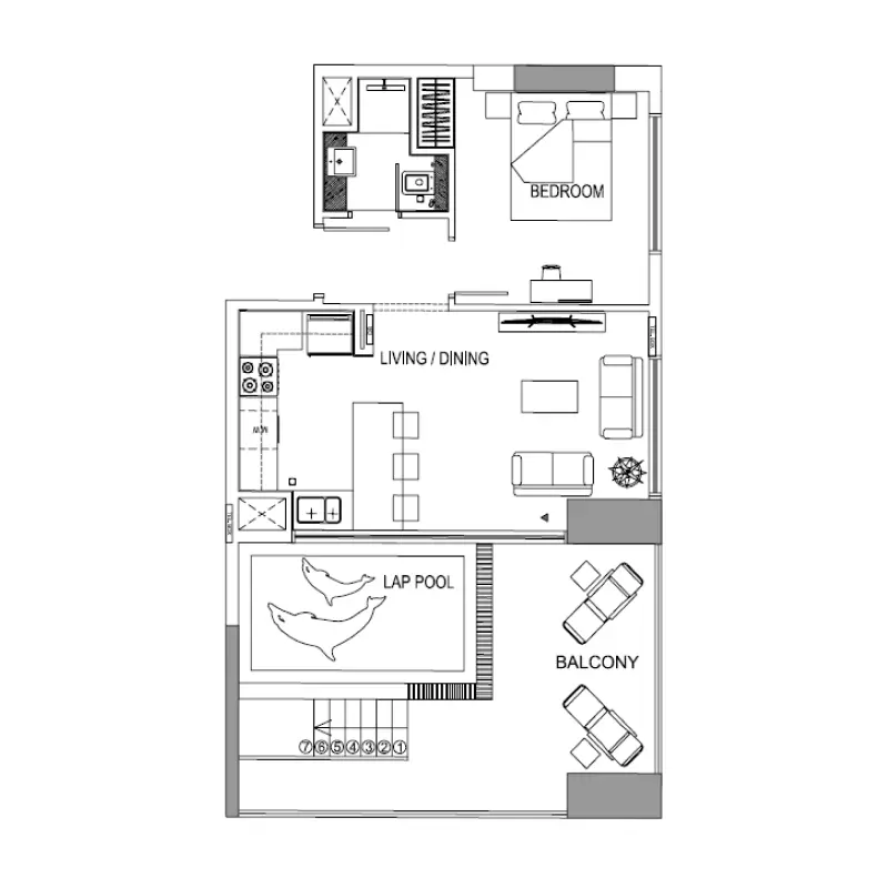 1 bedroom