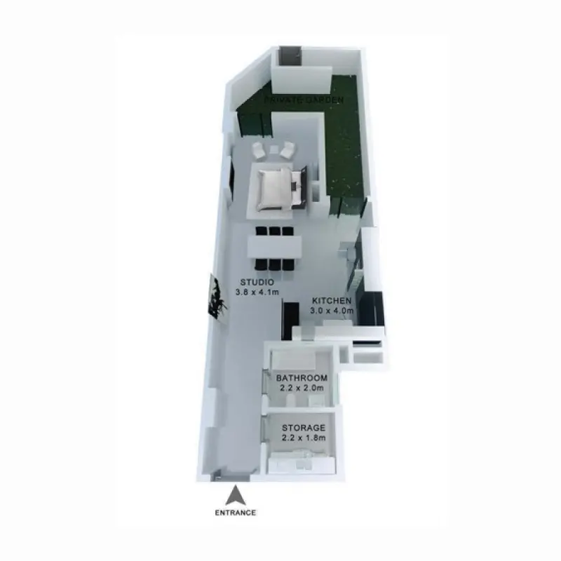 Studio floor plan