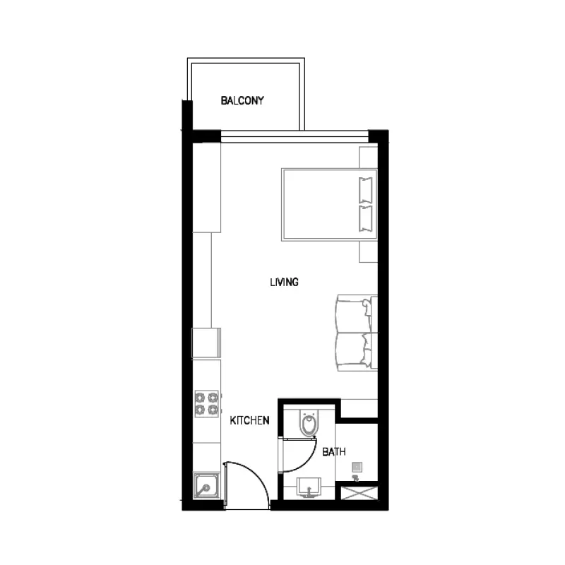Studio floor plan