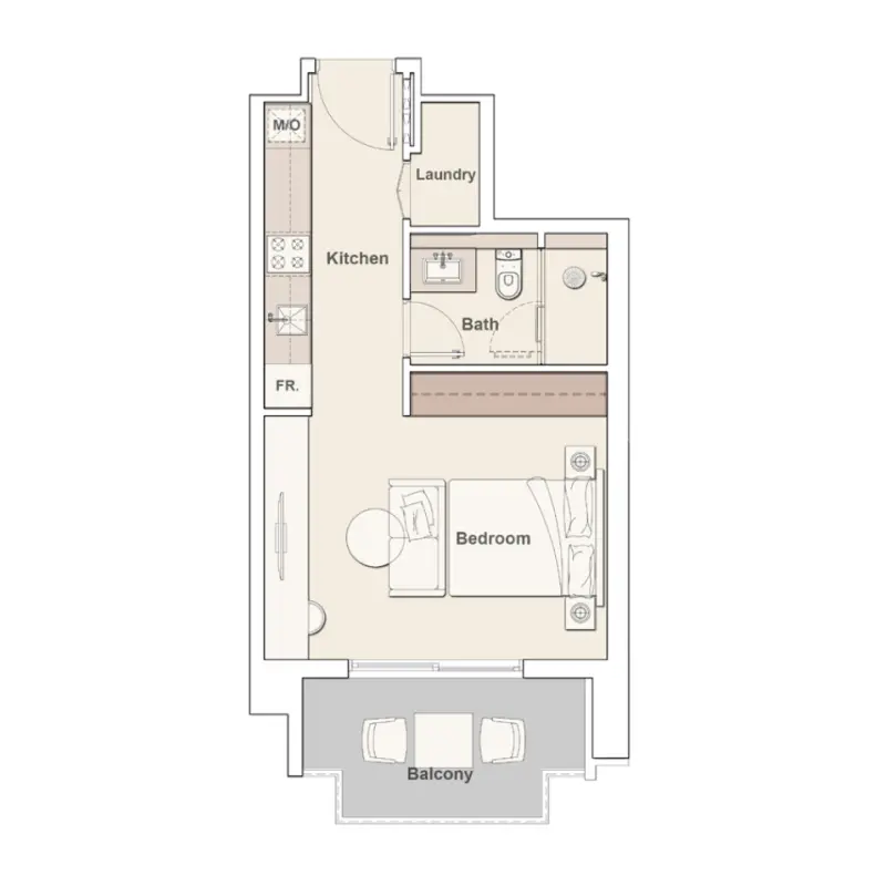 Studio floor plan