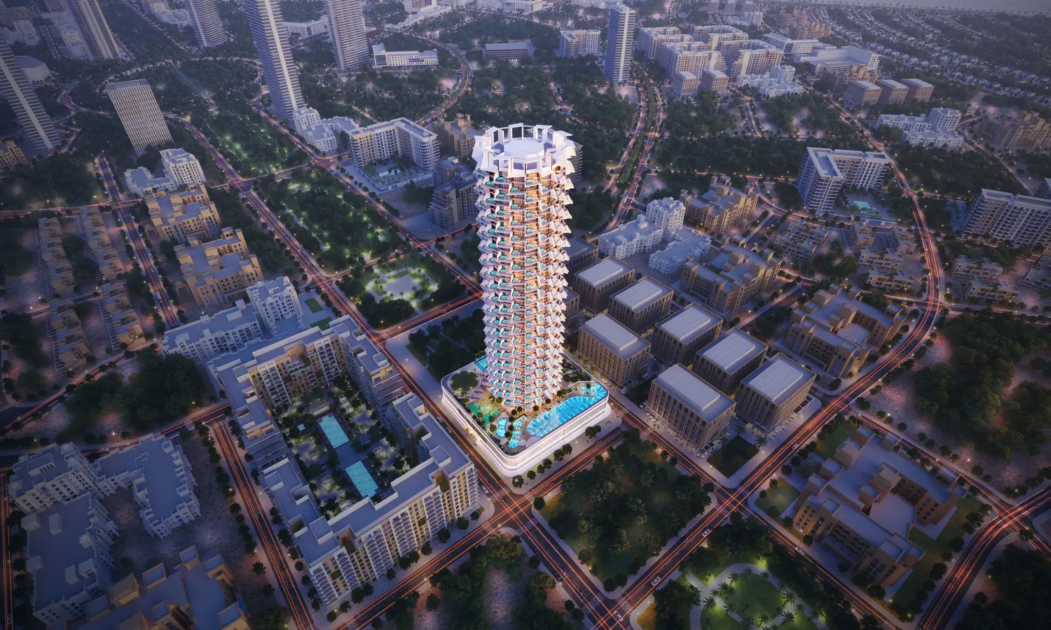 Binghatti Phantom in Jumeirah Village Circle (JVC) by Binghatti - Exterior Image 2