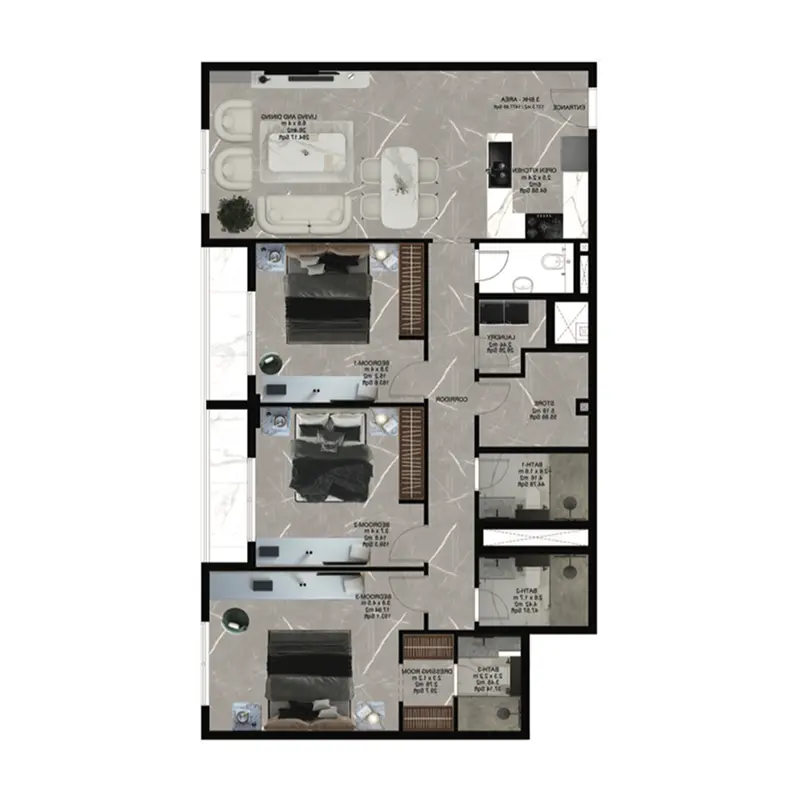 3 bedroom