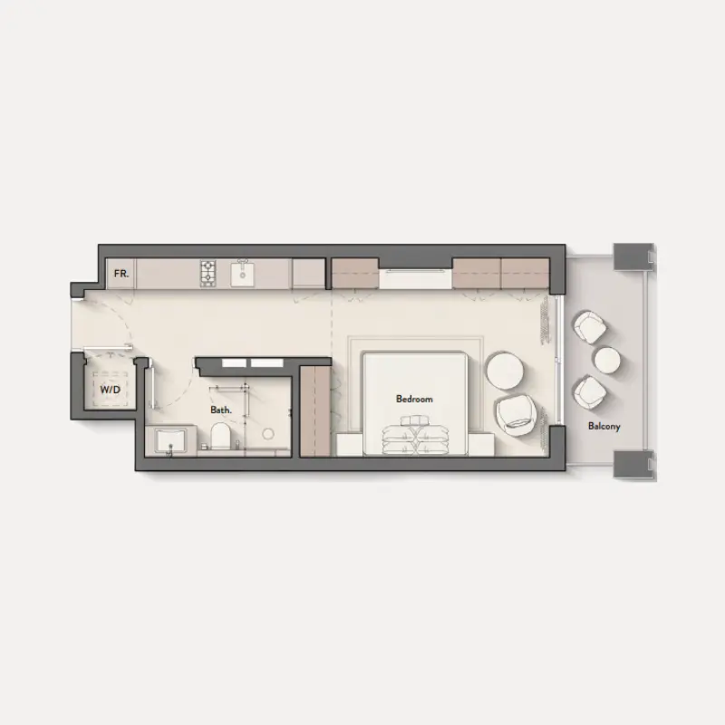 Studio floor plan