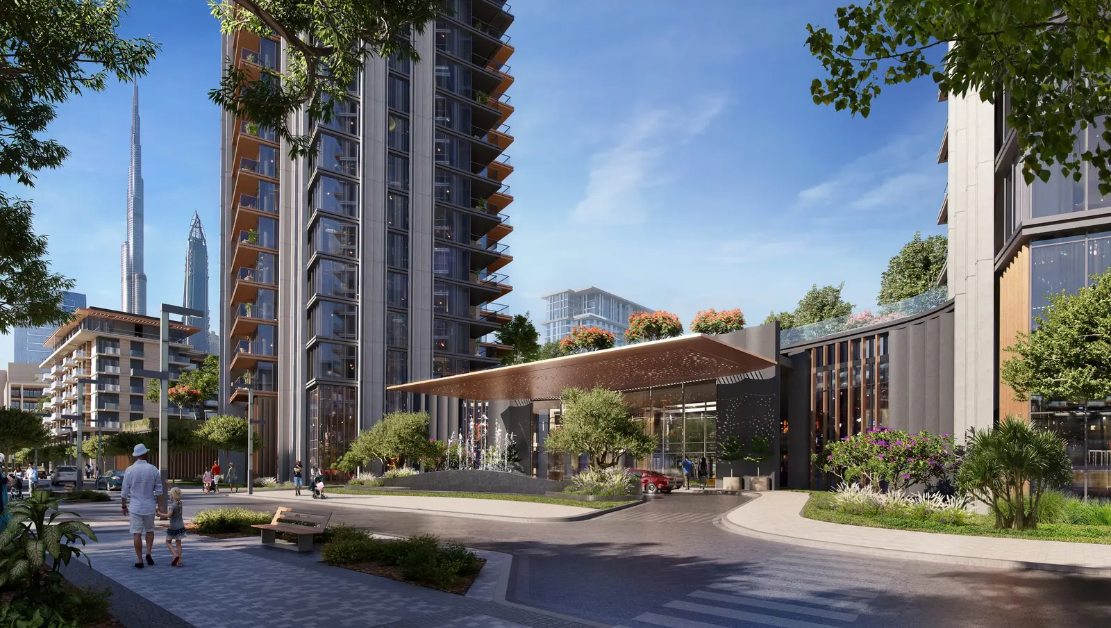 Central Park Plaza in Al Wasl (City Walk) by Meraas - Exterior Image 2