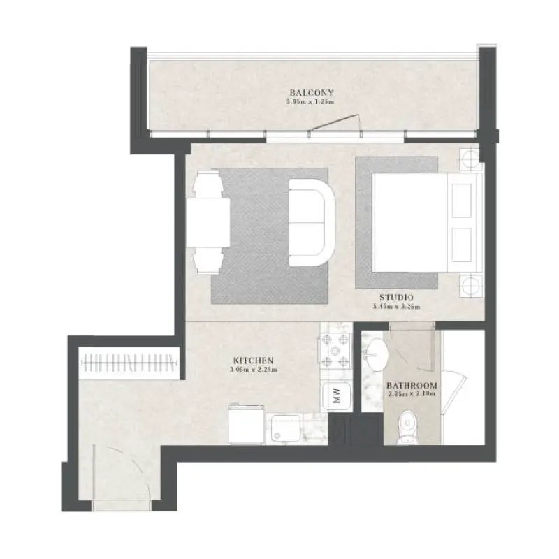 Studio floor plan