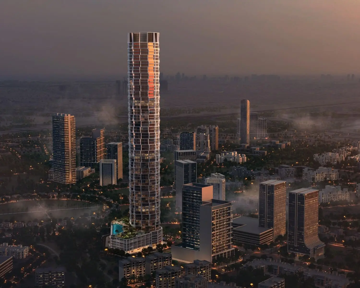 Binghatti Circle in Jumeirah Village Circle (JVC) by Binghatti - Exterior Image 7