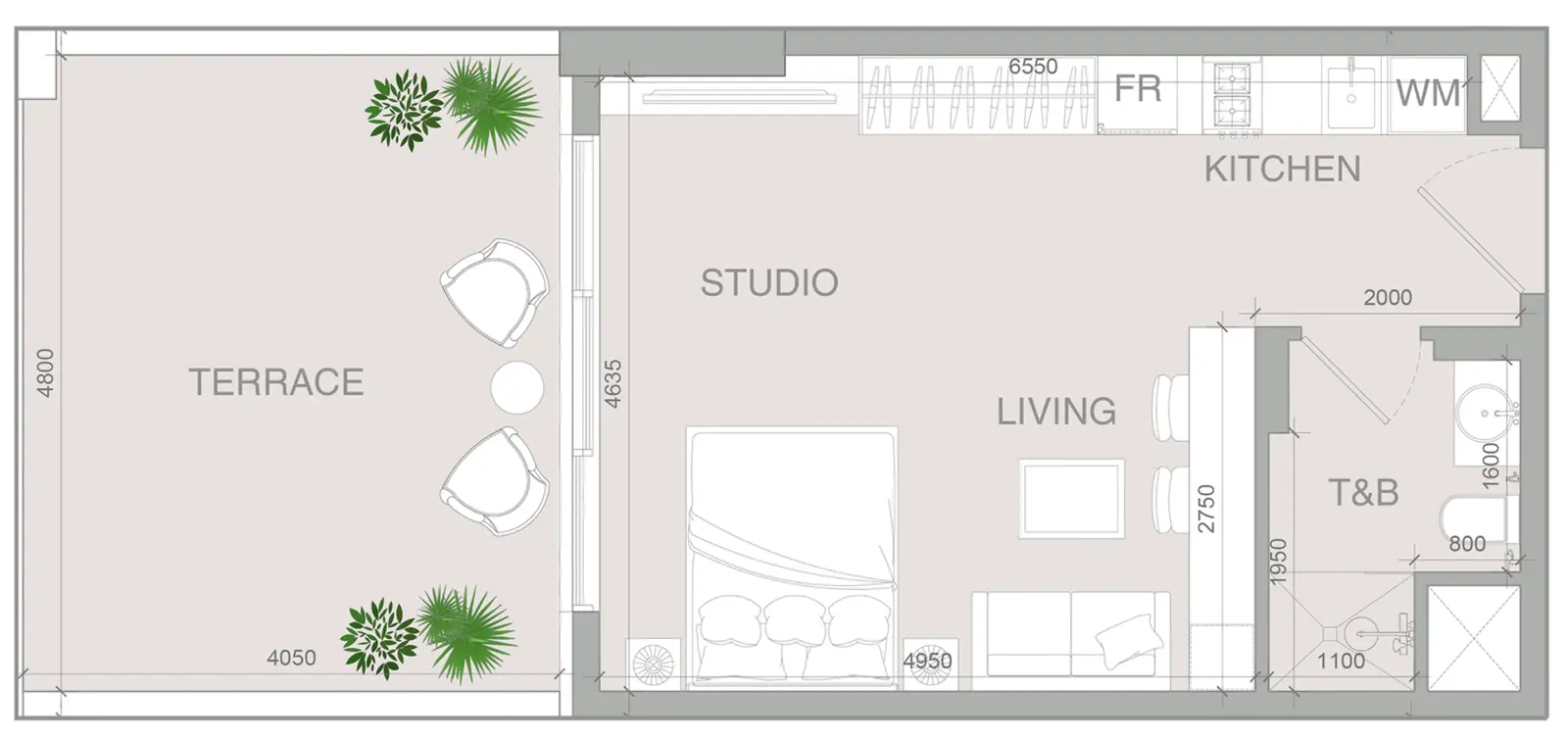 Studio apartments - VERDAN1A 4
