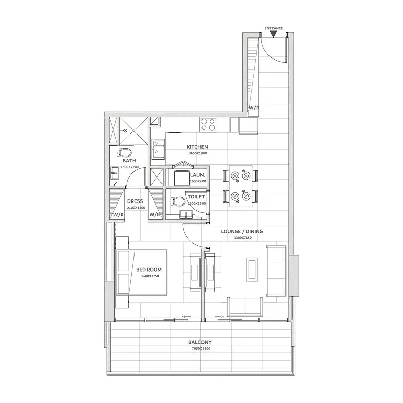 1 Bedroom apartments - Solanki One