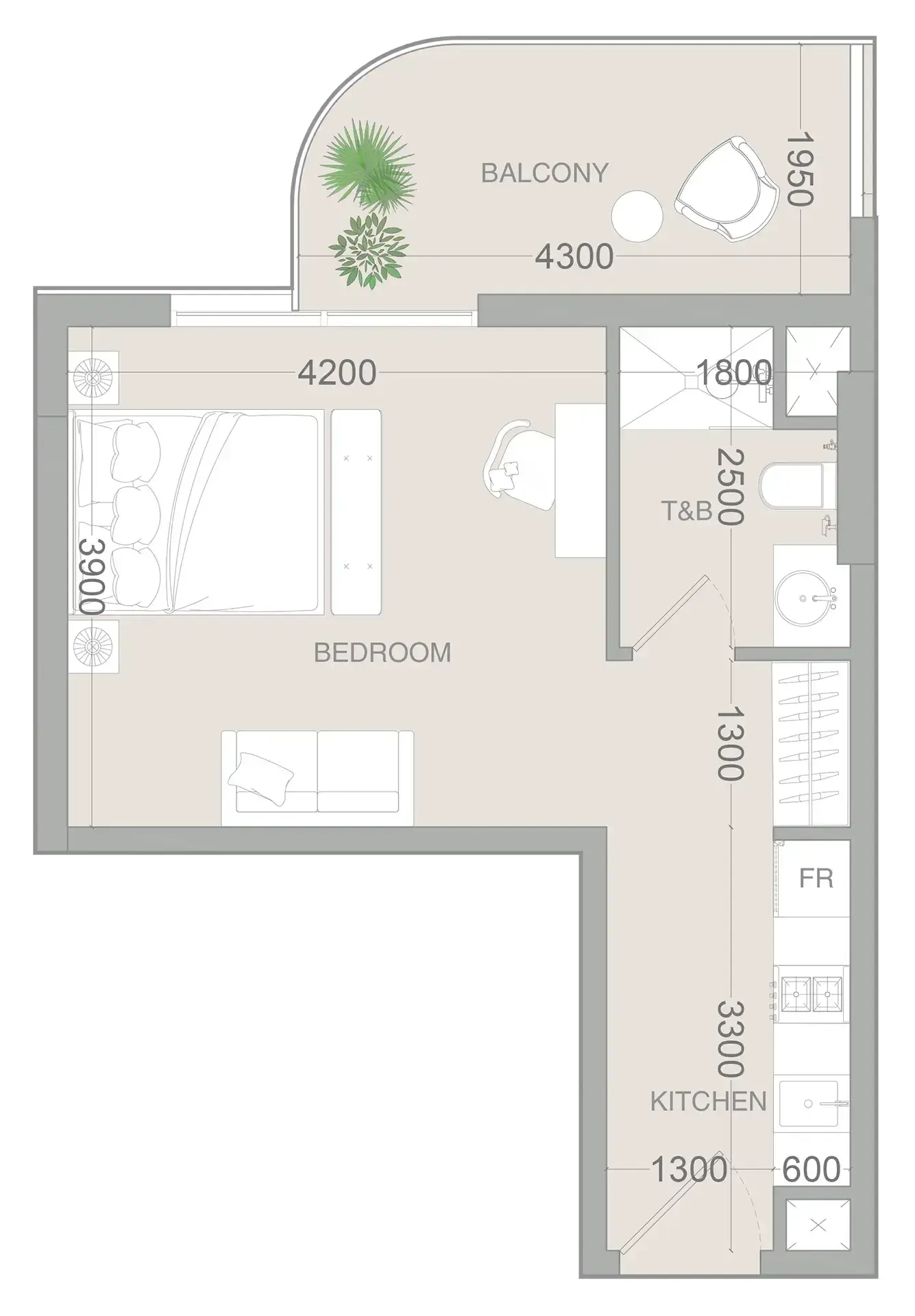 Studio apartments - VERDAN1A 3