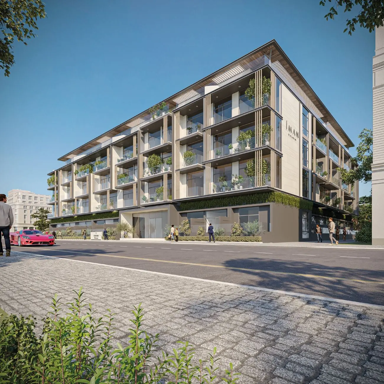 Oxford Terraces 2 in Jumeirah Village Circle (JVC) by Iman Developers - Exterior Image 1
