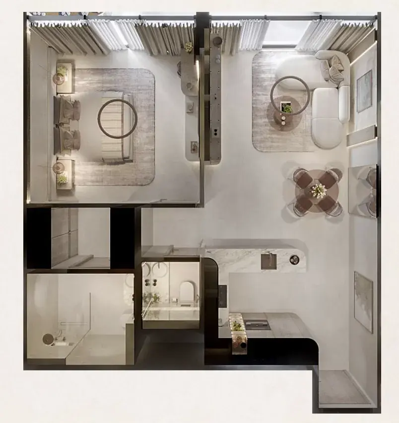 1 Bedroom apartments - Seraph By Wadan
