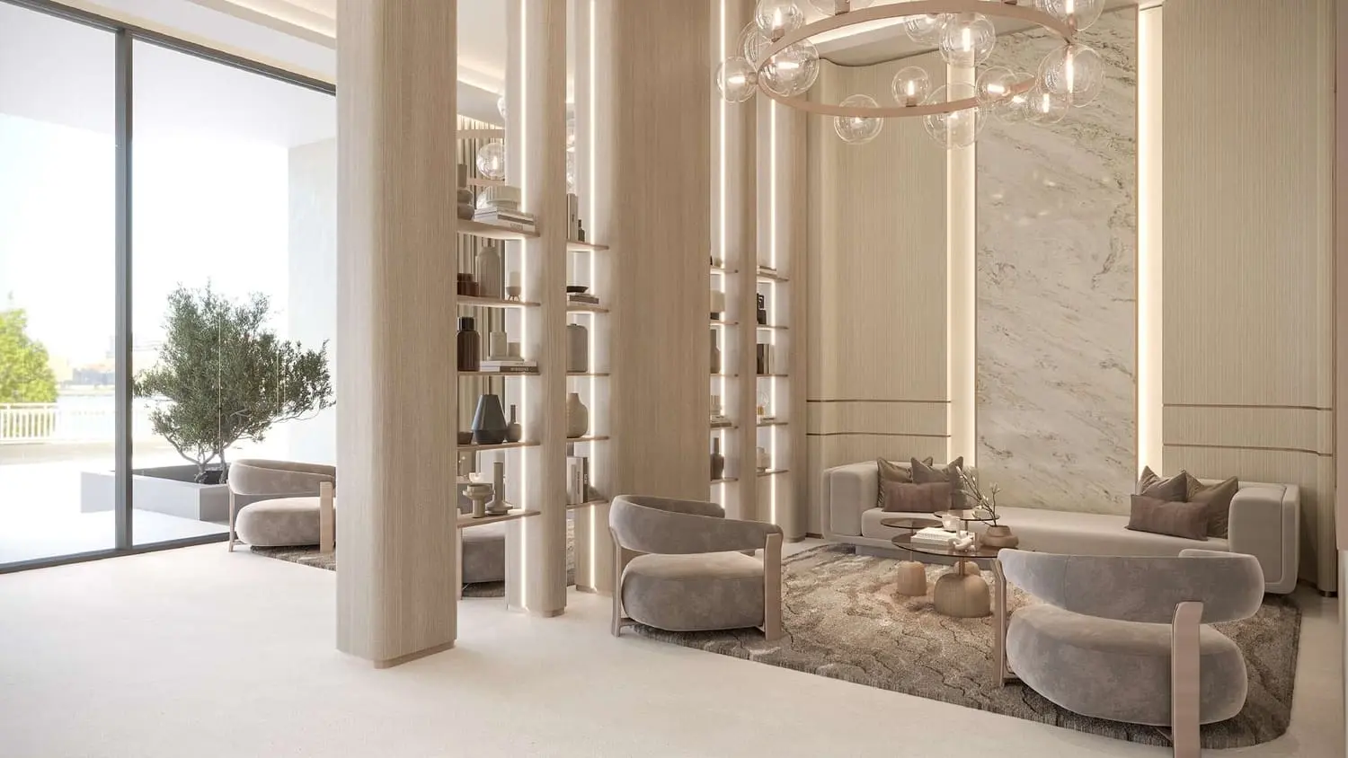Seraph By Wadan in Dubai Land Residence by WADAN Developments - Lobby Image 2