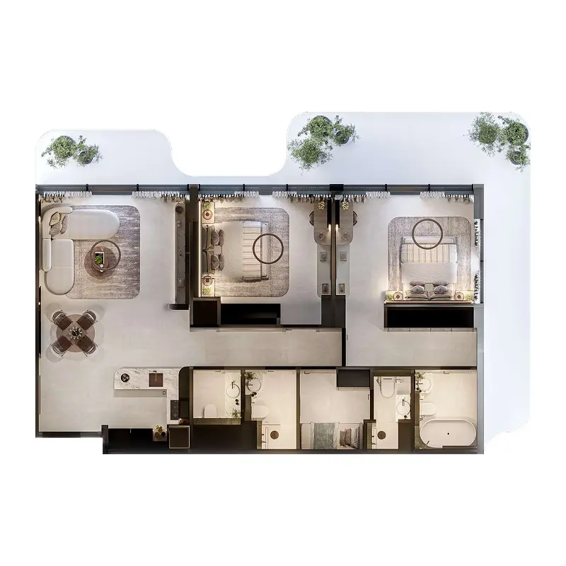2 bedroom Apartments -  Seraph By Wadan