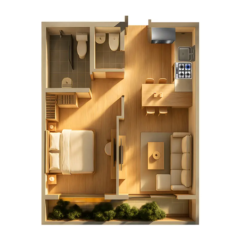 1 bedroom Apartments - Celesto Tower