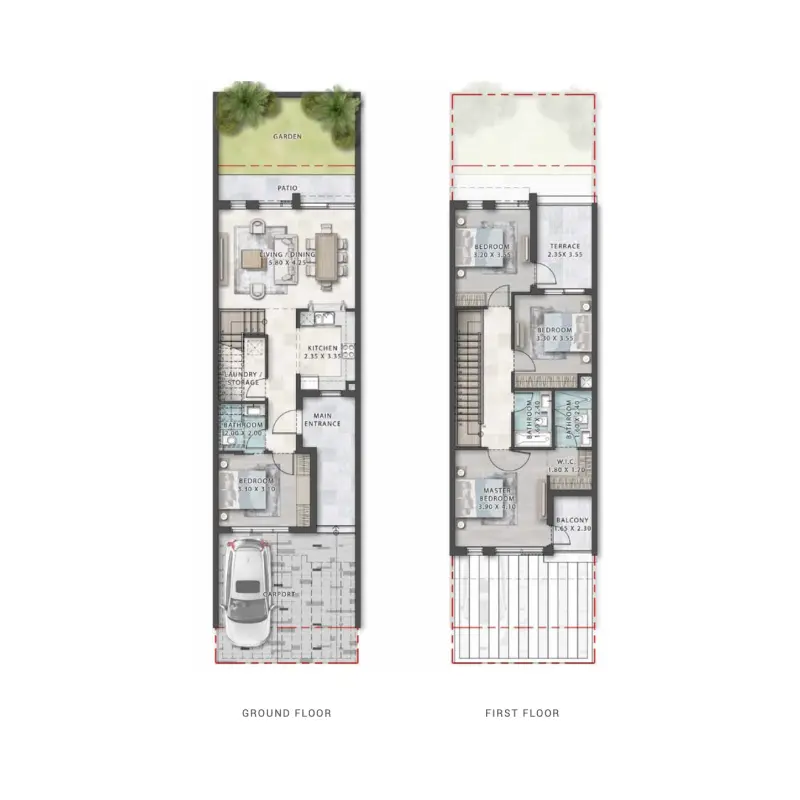 4 bedroom floor plan