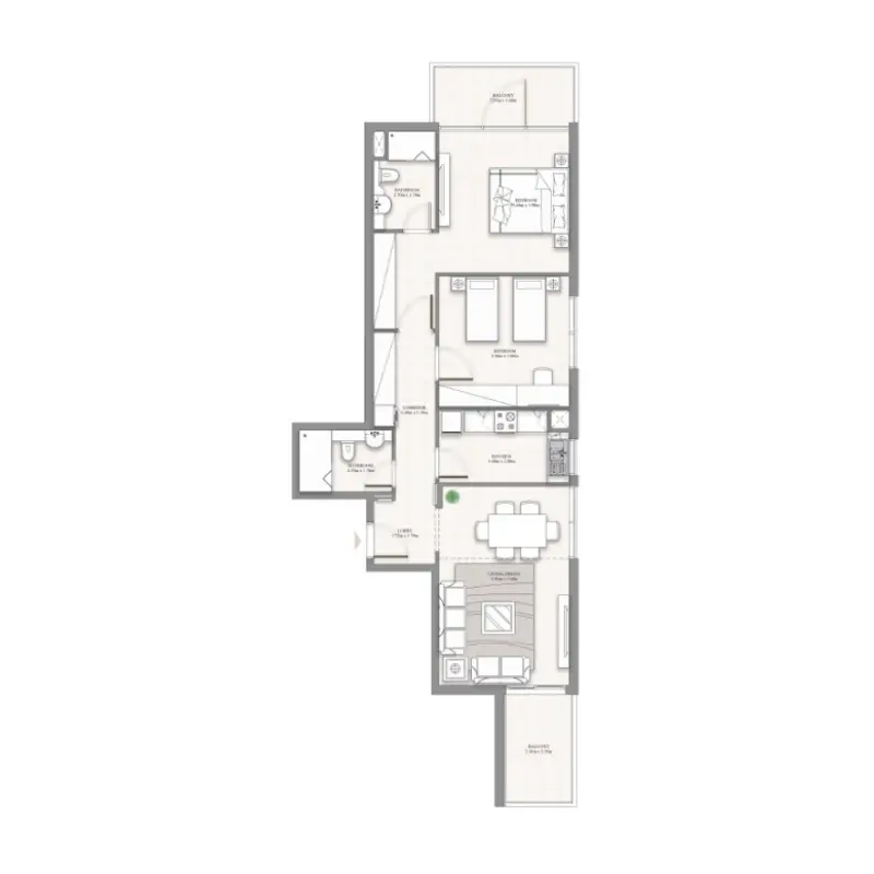 2 bedroom