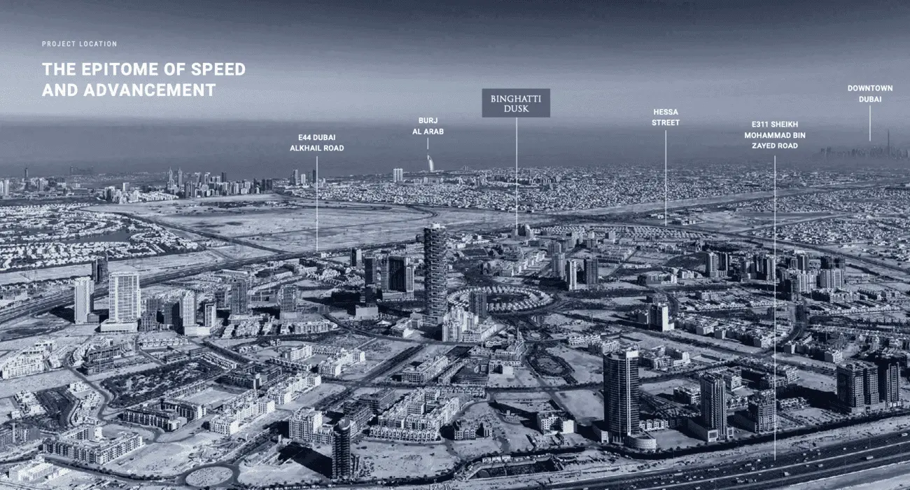 Binghatti Dusk master plan