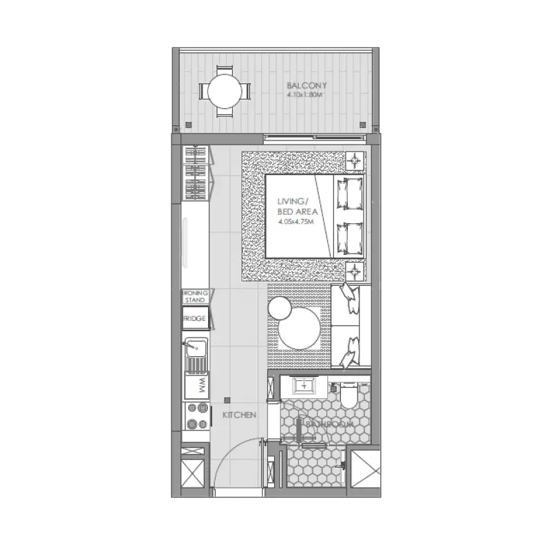 Studio floor plan