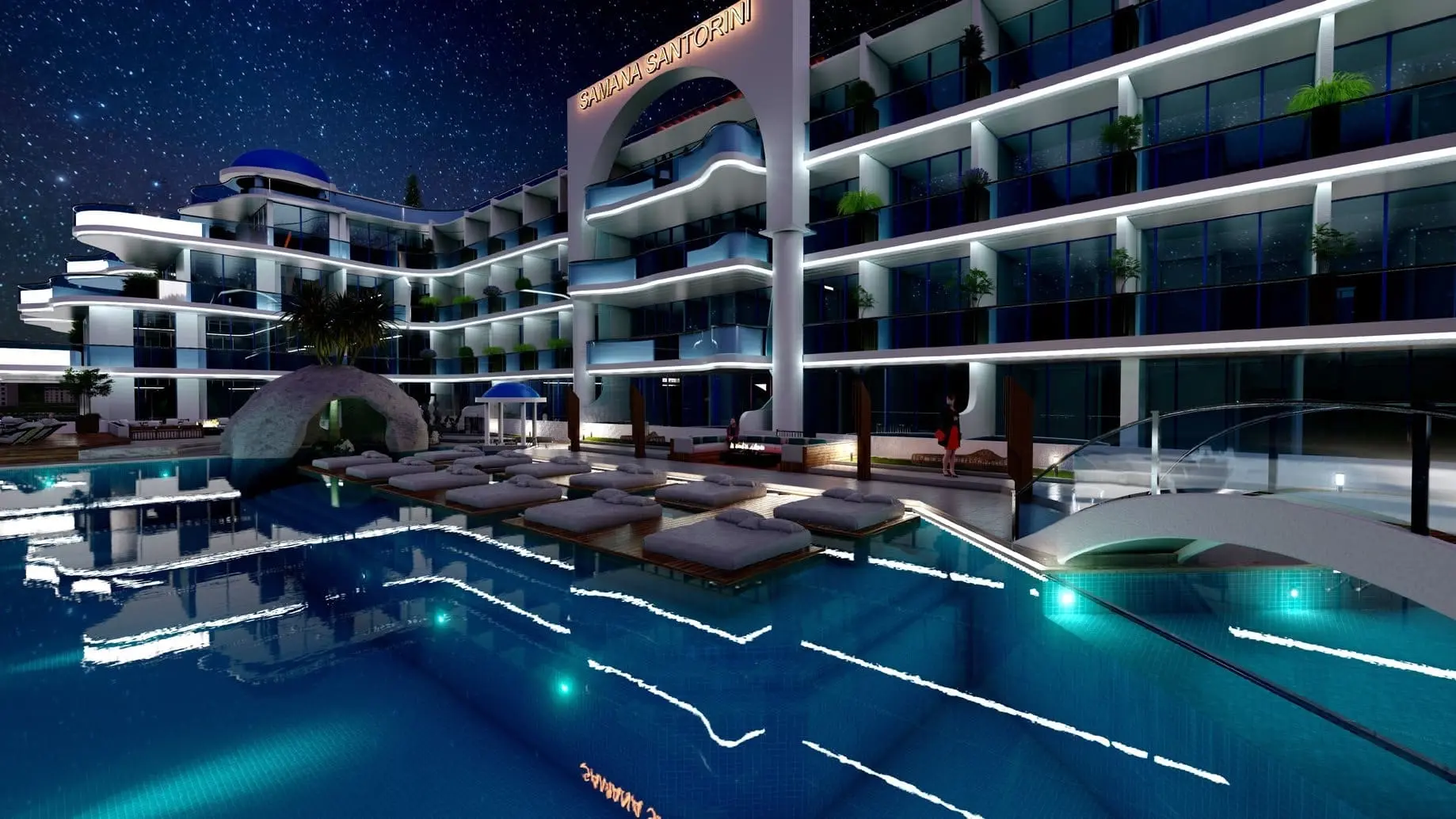 Samana Santorini in Dubai Studio City by Samana