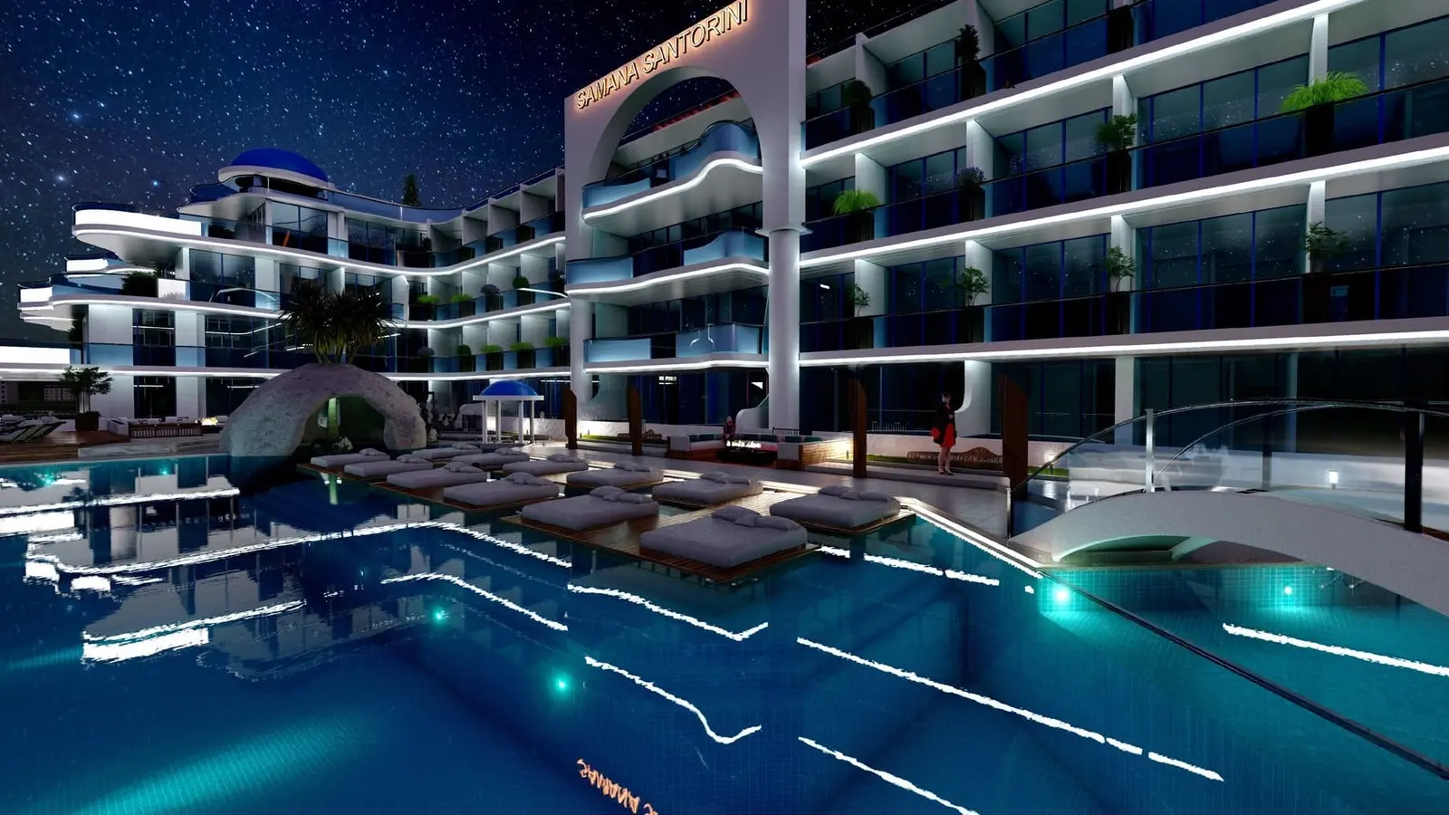 Samana Santorini in Dubai Studio City by Samana - Exterior Image 2
