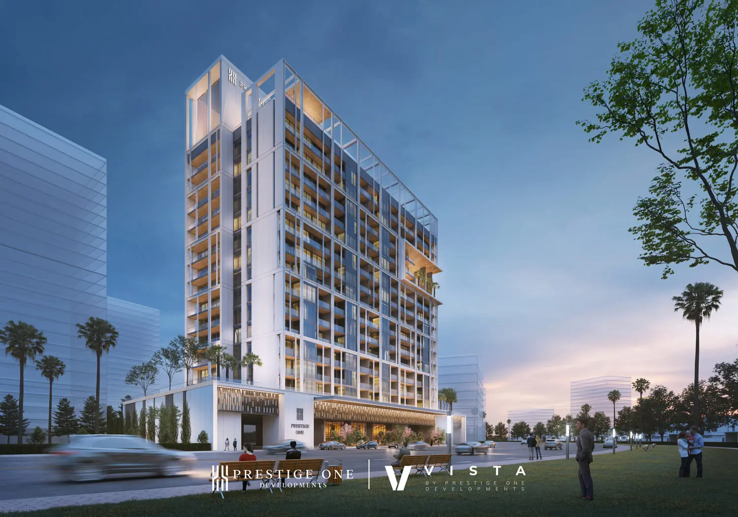 Vista by Prestige One in Dubai Sports City by Prestige One Developments - Exterior Image 2