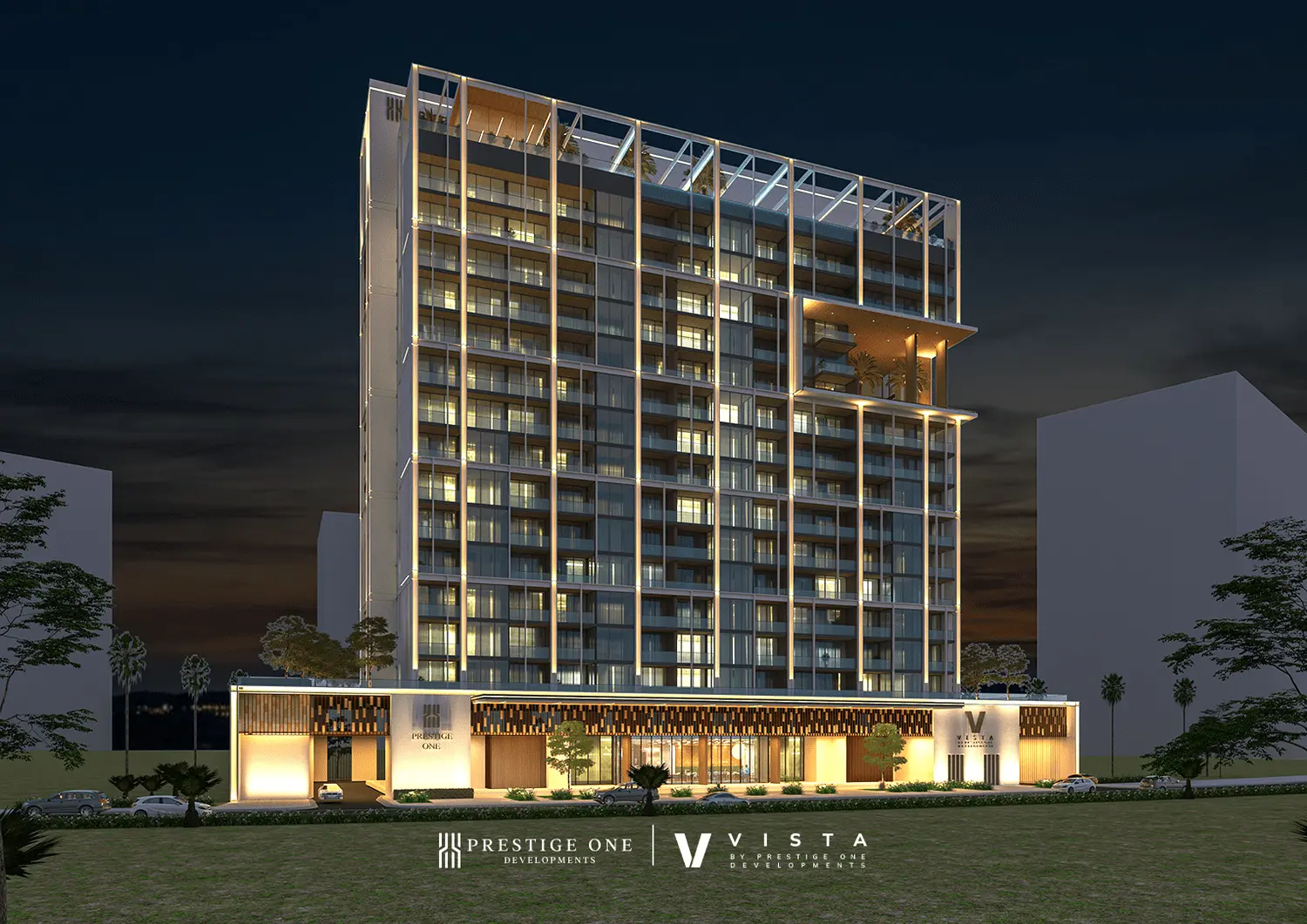 Vista by Prestige One in Dubai Sports City by Prestige One Developments - Exterior Image 4