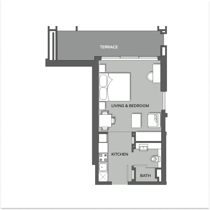 Studio floor plan