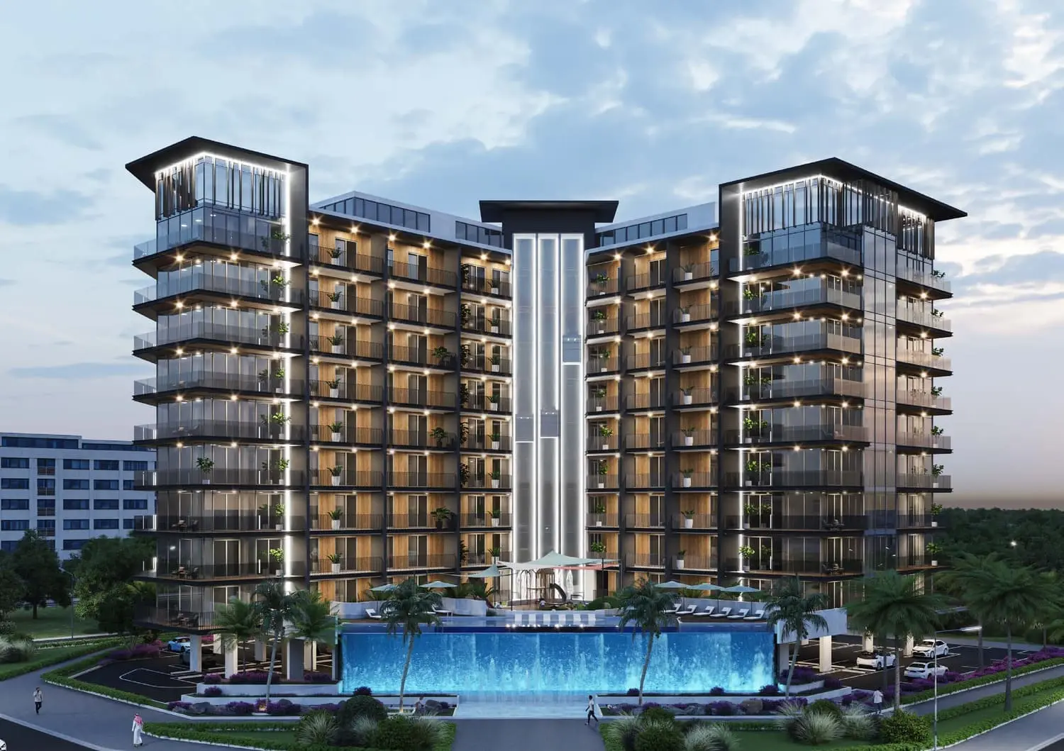 Floarea Residence in Arjan by Mashriq Elite - Exterior Image 4