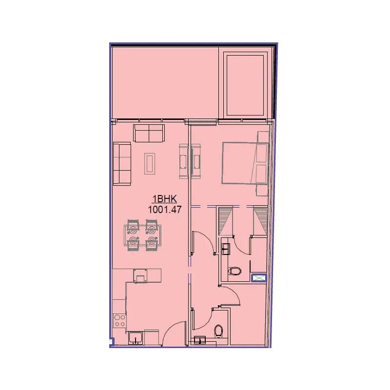 1 bedroom