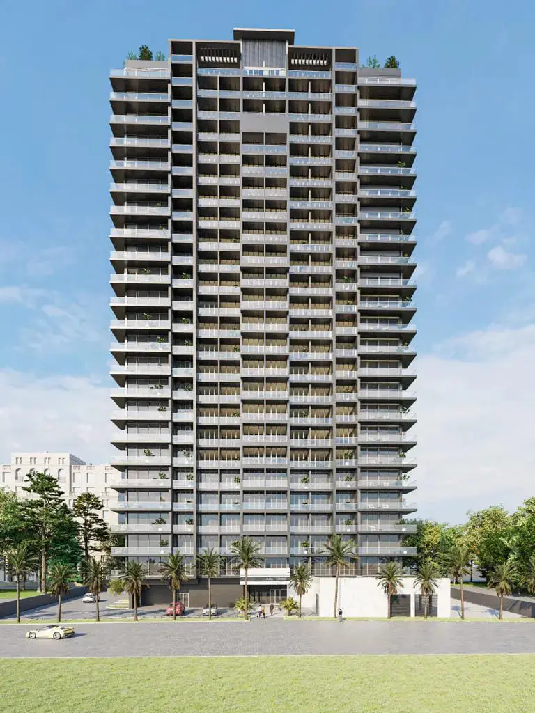 Amal Tower in Dubai Sports City by Consolidated Urban Real Estate Development - Exterior Image 3
