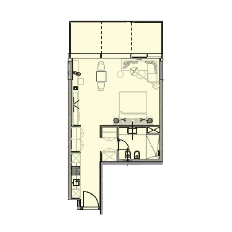 Studio floor plan