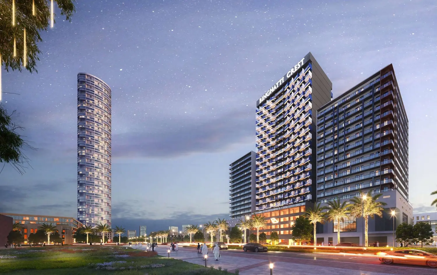 Binghatti Crest in Jumeirah Village Circle (JVC) by Binghatti - Exterior Image 4
