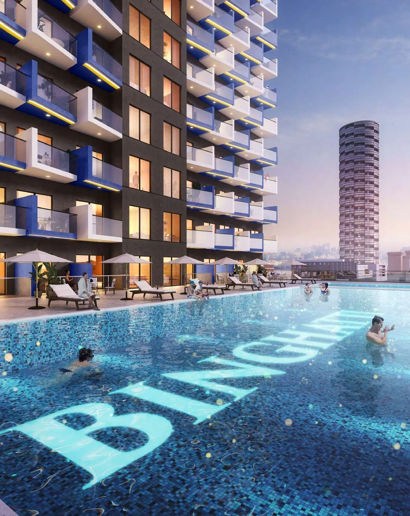 Binghatti Crest in Jumeirah Village Circle (JVC) by Binghatti - Exterior Image 5