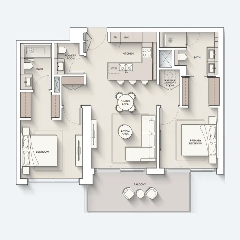 2 bedroom